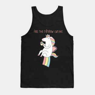 Rainbow unicorn Tank Top